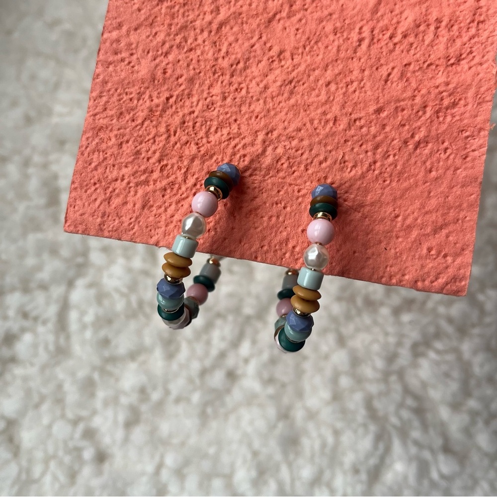 AEO Beaded Hoops